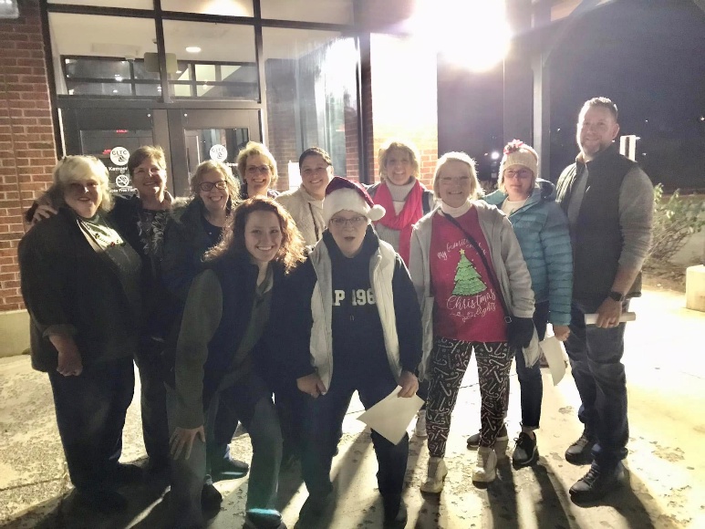 Christmas Caroling on a Lynchburg Bus